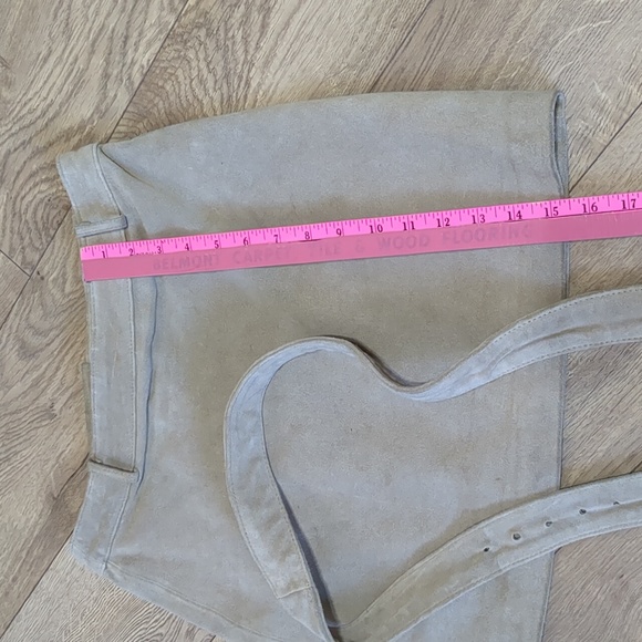 J.Crew mini skirt Tan suede size 6 - Picture 5 of 10